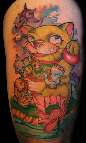 Tattoos - Cartoon tattoos - fortune 